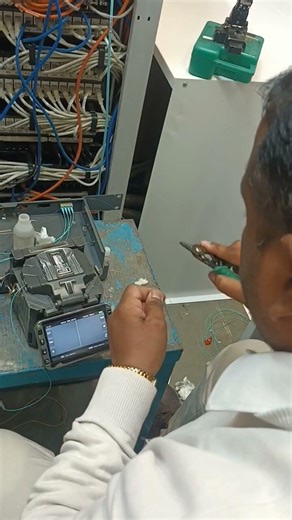 Fiber Cable Splicing Services OTDR Testing OLTS Testing Singal-Mode Penta Scanning #fiberconnection