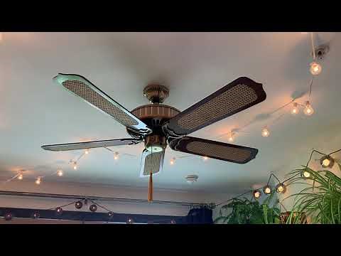 Video Tour of Ceiling Fans in a fan collector's apartment
