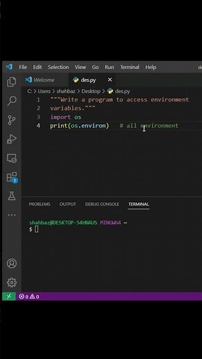 Python Tutorial: Accessing Environment Variables
