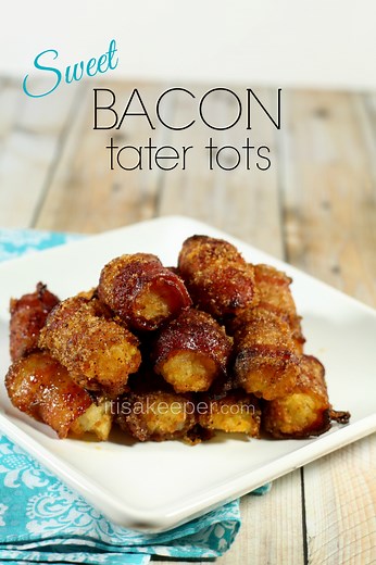 Bacon Wrapped Tater Tots