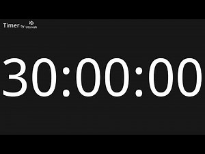 30 Hour Countup Timer