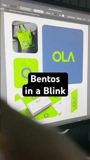 Bento Boxes for Logo Presentation Script #adobeillustrator #logo #bento