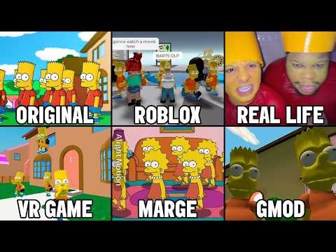 Homer Let the Barts Out - All Versions