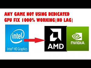 FIX! GAME NOT USING DEDICATED GRAPHICS[AMD/NVIDIA]GAME LAG FIX ||WINDOWS 10 || BY INCUS GAMING
