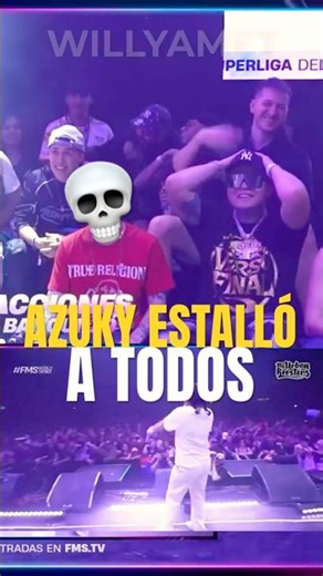 Azuky Hizo Estallar El Banquillo vs JONY B 💀 #jonybeltran #mejoresrimas #fmsinternacional