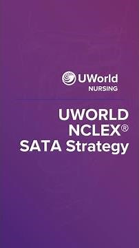 UWorld SATA Strategy