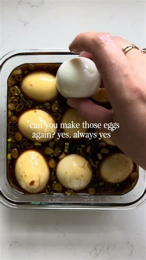 Easy Drunken Eggs