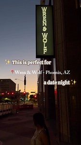 ✨This is Perfect for a Date Night✨ ~ Wren & Wolf 📍 Phoenix, AZ with Delicious Eats #datenight #phoenix #deliciousbites #fyp #reels | ASL & LSM