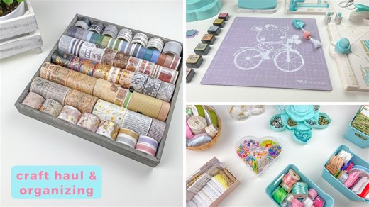 Epic Craft Supplies Haul & Room Organization