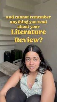 Literature review #research #psychology #dissertationtips #statistics