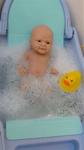 My Reborn Baby Bath Routine #reborndoll #rebornbaby #siliconebaby