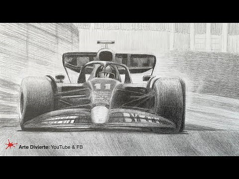 CÓMO DIBUJAR A CHECO PÉREZ EN SU F1 - GP DE MÓNACO