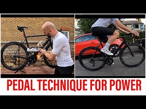 Finding the best pedalling technique for power on road bikes