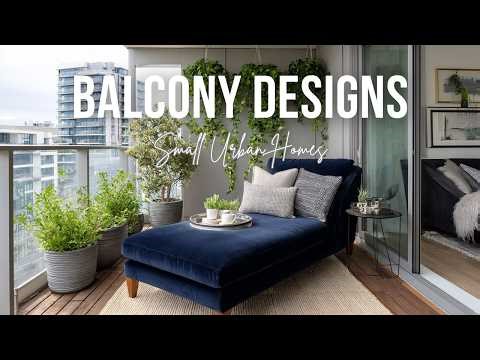 Elegant Luxury Balcony Designs for Small Urban Homes with Premium Atmosphere