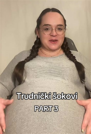 Nadam se da ste naučili nešto novo il se osjećate manje same 💕 Mi ulazimo u 37. tjedan i borim se s manjkom energije u ovoj fazi trudnoće, samo postojim i brojim dane. I psihički se pripremam za porod. 🫣 #pregnancy