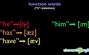ElementalEnglish - Connected Speech Pronunciation 基础英语 - 发音之词语搭配和连读