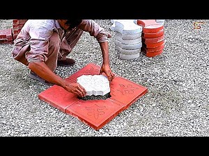 Concrete Paver Blocks Making, Tuff Tiles, Pavement Blocks, How Floor Blocks are Made