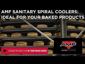 AMF Sanitary Spiral Coolers Are Ideal For A Variety of Baked Products
