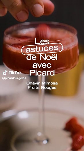 Un cocktail sans alcool qui a tout d'un grand. Une recette réalisée avec du Grand Chavin, un vin désalcoolisé issu d’un cépage Chardonnay, disponible en exclusivité chez Picard.
