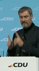 42K views · 578 reactions | Die dauerhafte Zuwanderung in die sozialen Sicherungssysteme kann nicht der richtige Weg sein für unser Land. Wir werden das ändern! #cdupt25 | Markus Söder | Facebook