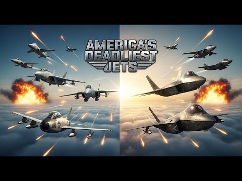 America’s Deadliest Fighter Jets | From WWII to F-35”