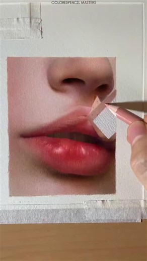Colored Pencil Drawing Art Gallery on Instagram: "👄 Hyperreal Lips — Colored pencil drawing by Ayang With every delicate stroke, Ayang transforms colored pencil into pure magic — capturing softness, light, and emotion with stunning precision. This is hyperrealism at its finest: where drawing meets reality. 👩‍🎨 Artist: Ayang (Douyin) ✨ Vibe: Soft, delicate, photorealistic, intimate Where color meets life, and paper breathes. #AyangArt #ColoredPencilArt #Hyperrealism #RealisticDrawing #FineArt