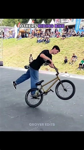 Others Riding Bike VS This Guy ☠️ | #shorts
