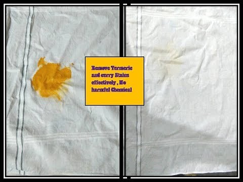 How to remove turmeric and curry stains easily- Complete laundry Guide- Part-3