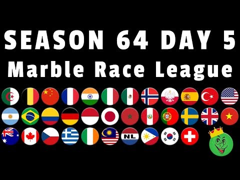Marble Race League Season 64 Day 5 Marble Race / Marble Race King