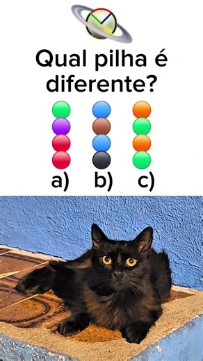 QUAL PILHA É DIFERENTE? VOCÊ PRECISA PRESTAR MUITA ATENÇÃO PARA RESOLVER O DESAFIO!