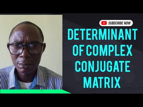 Determinant of complex conjugate Matrices#maths #learnmath #stemeducation