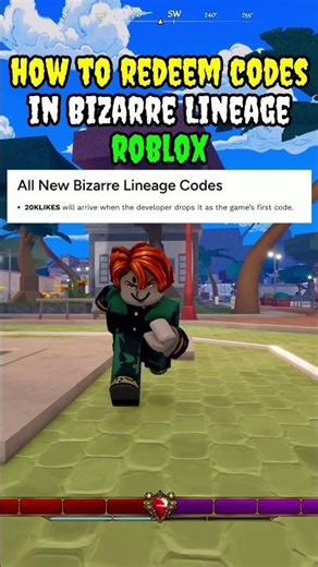 HOW TO REDEEM CODES IN BIZAREE LINEAGE ROBLOX | BIZARRE LINEAGE CODES #roblox