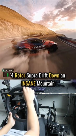 The 4 Rotor Engine😍 #drifting #simdrifting #supra #cars