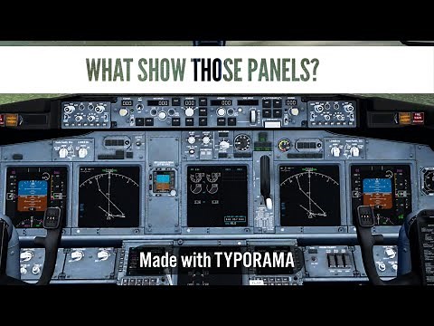 737-800 Forward Display Units Explanation | PFD | ND | ED | MFD | X-plane Mobile Global