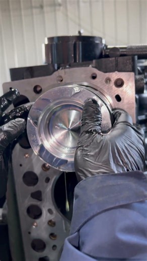 The engine assembly process