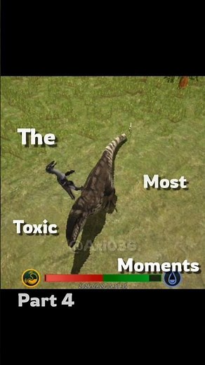 toxic mements 🤣😭 #thecurseddinosaurisle #dinosaur