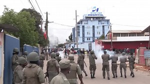 Mozambique police clash with opposition protesters after disputed election