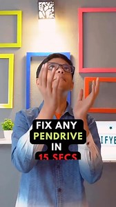 15K views · 14 reactions | Fix your Pendrive in 15 Secs. Ever faced...