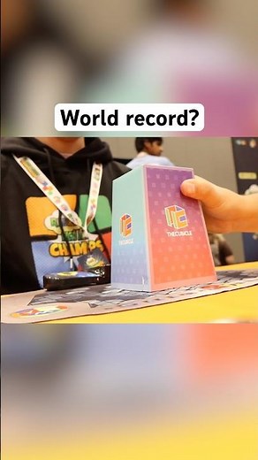 Rubik’s Cube World Record 😱 (NAC 2026)
