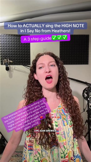 Belting requires and understanding of more than head and chest voice🤩 Thank you bow_priv12 for your request!! Belting the high notes is more than just an exercise (The exercise we do is a muh/ may) It requires full body-mind connection 😃 What questions do you have about this? And feel free to let me know any of your other singing and acting questions 🎶🎬 #heathersthemusical #veronicasawyer #isayno #heatherchandler #belting