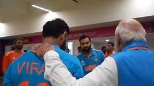 15M views · 1M reactions | મેચ બાદ ખેલાડીઓ સાથે ડ્રેસિંગ રૂમમાં Narendra Modi જી | Gujarat News Live | Facebook