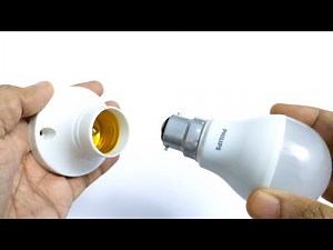 B22 Bulb in a E27 Holder - How to