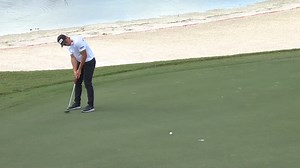 Viktor Hovland drains birdie putt at Hero World Challenge