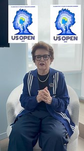 The 2025 U.S. Open theme art celebrates 75 years of Althea Gibson breaking the color barrier. Cheers to the incredible artist, Melissa Koby, who perfectly captured Althea's courage and perseverance. | Billie Jean King