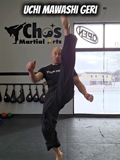 Uchi Mawashi Geri Tutorial! ✅️ Save and Share for later! . #karate #martialarts #Taekwondo #fyp