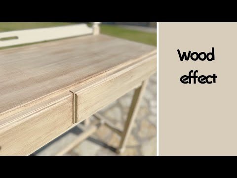 Diy - Wood Effect With Chalk Paint - Craft by Debi