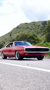 A look at a vintage Dodge muscle car