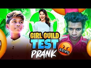 GIRL GUILD TEST PRANK ON BACCHA YOUTUBER🤯 PRANK GONE WRONG😱😳 ‪@NonstopGaming_‬