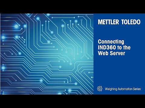 Connecting IND360 to the Web Server