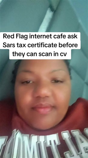 Red flag: Internet café asks SARS tax certificate to scan CV